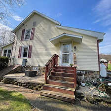Soft-House-Wash-with-Window-Gutter-Cleaning-in-Gettysburg-PA 0